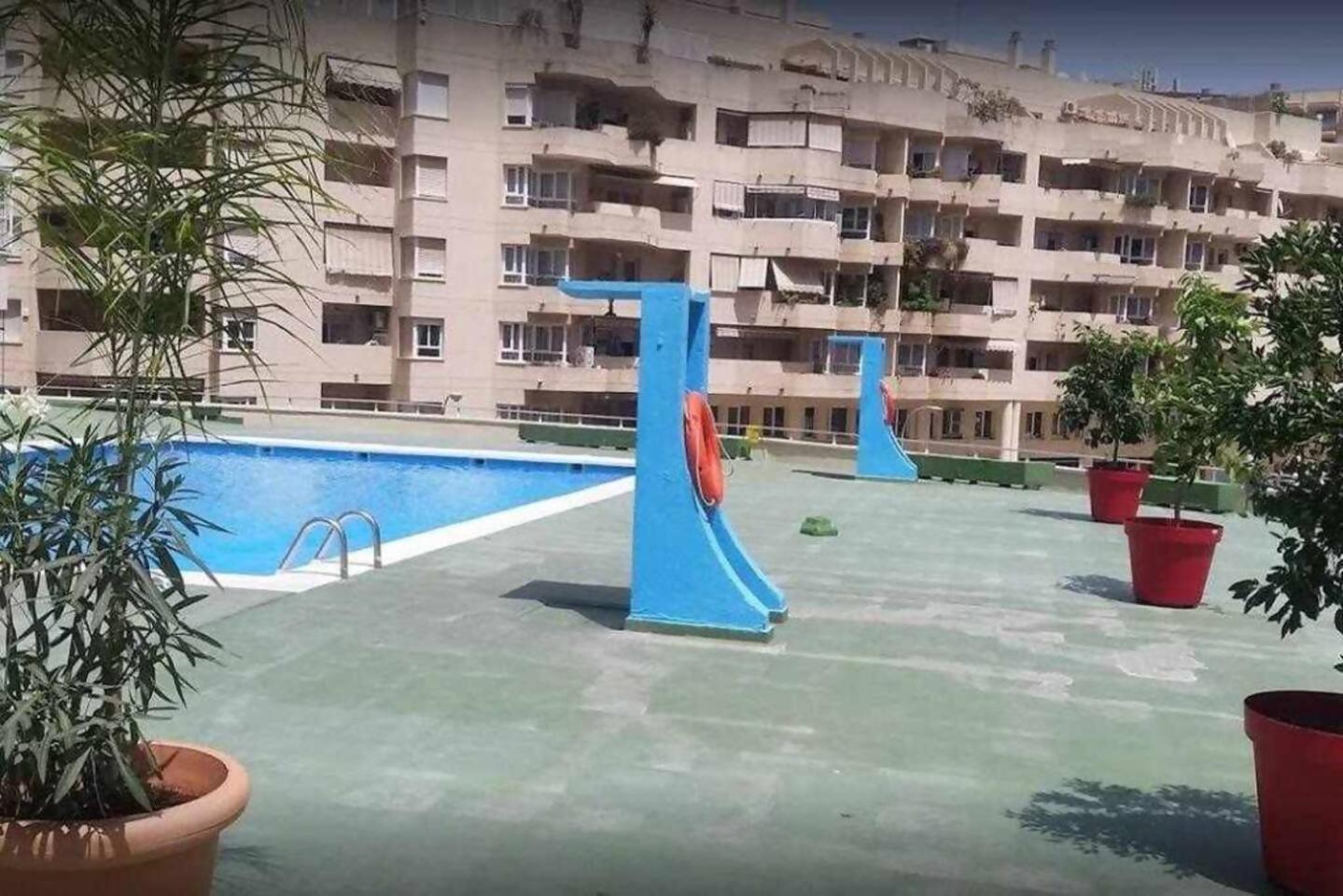 Centro Plaza Torremolinos Apto 24 Wifi Terraza Exterior photo